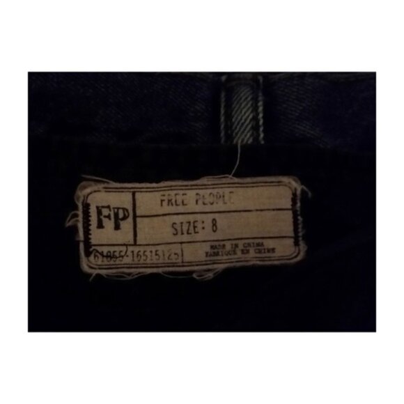 Free people rustic brown frayed hem shorts 8 casual  worn in style - Picture 5 of 5